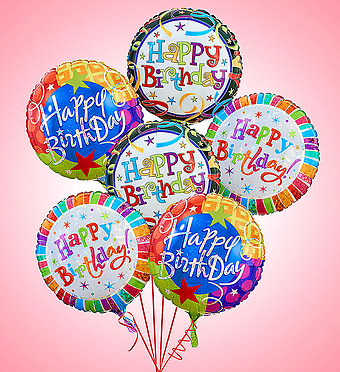 Air-Rangement&reg; - Birthday Mylar Balloons