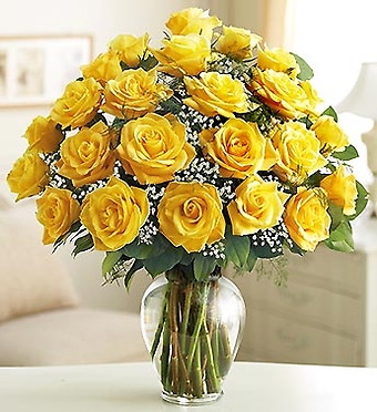 Ultimate Elegance&trade; Long Stem Yellow Roses